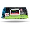 image:imageCrocodile Cloth AutoSCRUB Cleaning Wipes  60Count 15 x 10 Cleaning Cloths Remove Oil Grease Paint Tar Brake Dust Hydraulic Fluid Silicone Sealants amp Road Grime from Tools amp Hands